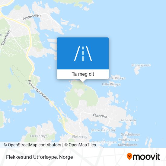 Flekkesund Utforløype kart