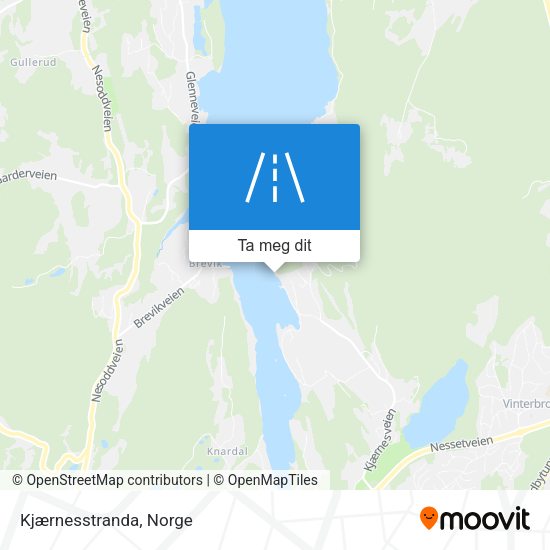Kjærnesstranda kart