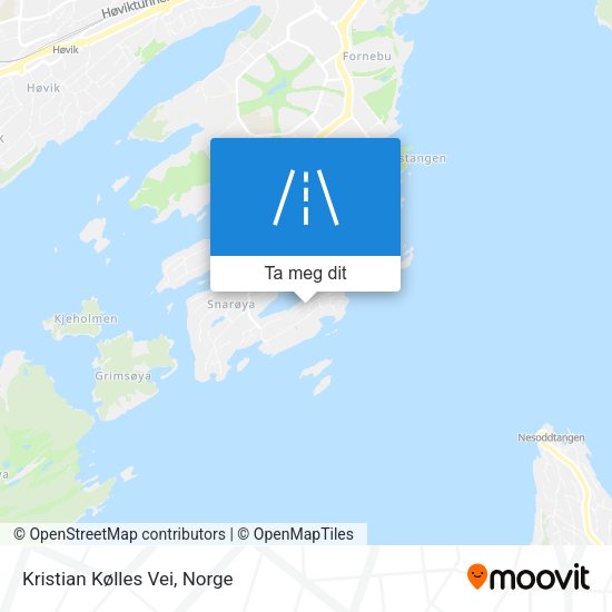 Kristian Kølles Vei kart