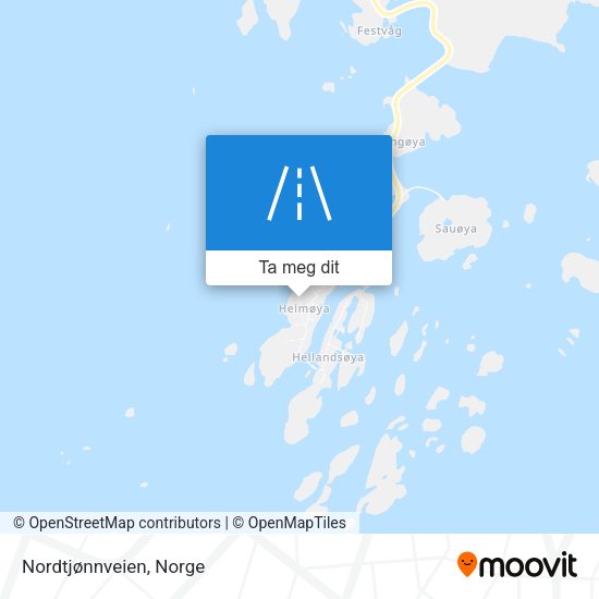 Nordtjønnveien kart