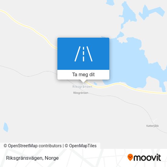 Riksgränsvägen kart