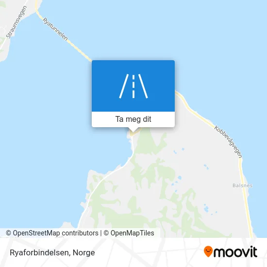 Ryaforbindelsen kart