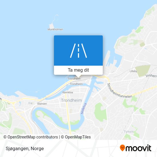 Sjøgangen kart