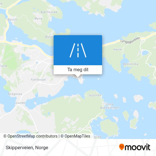 Skipperveien kart