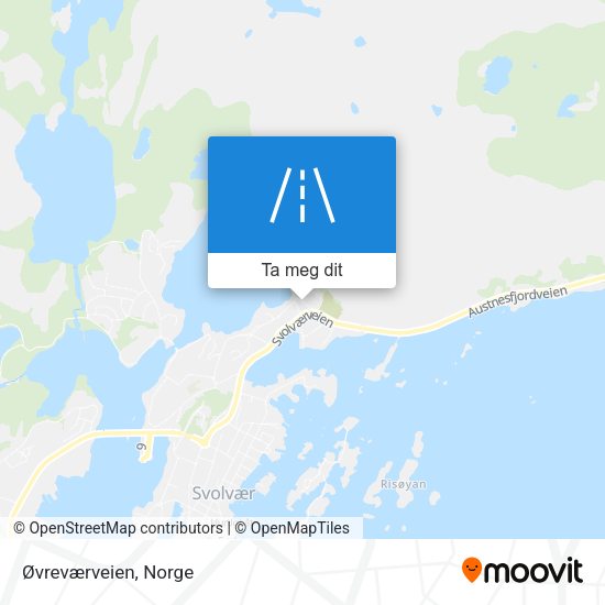 Øvreværveien kart