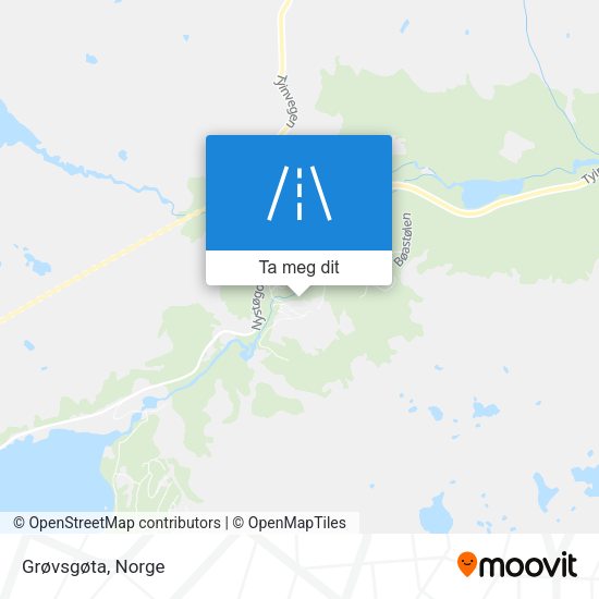 Grøvsgøta kart