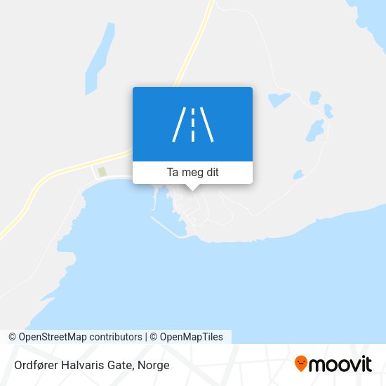 Ordfører Halvaris Gate kart