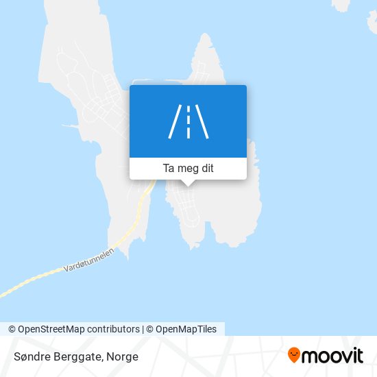 Søndre Berggate kart