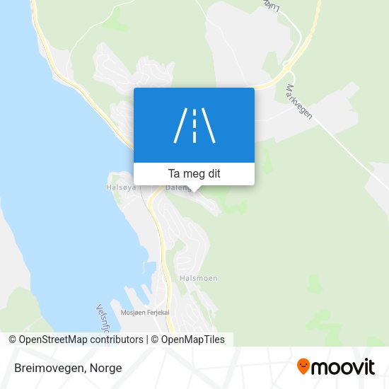 Breimovegen kart