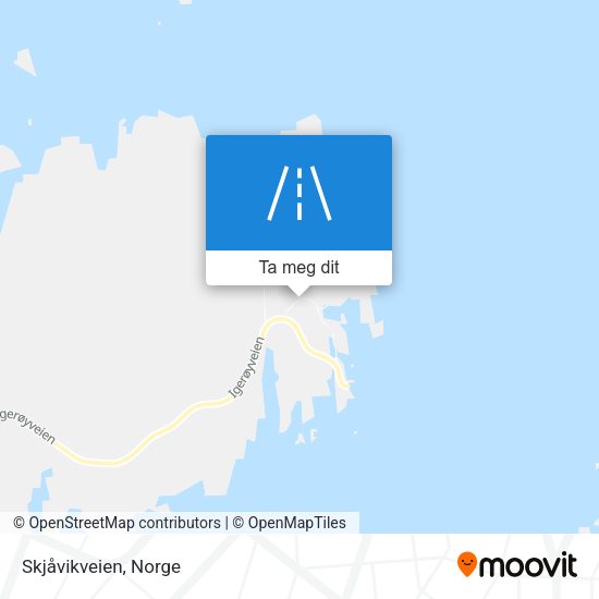 Skjåvikveien kart