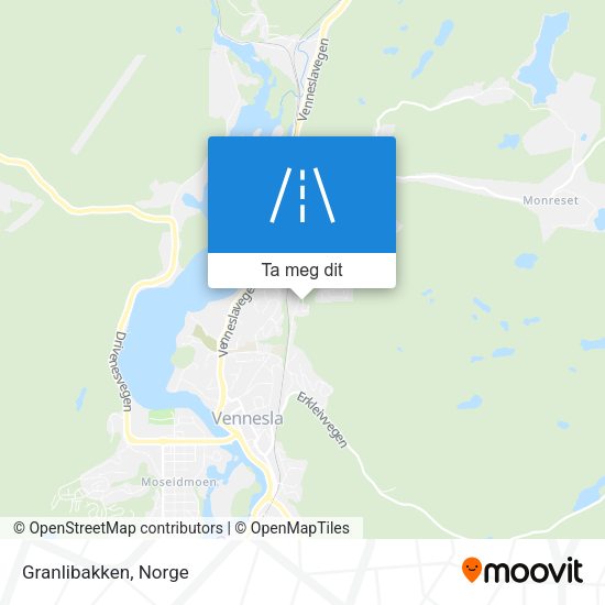 Granlibakken kart