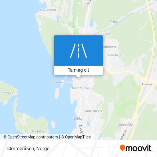 Tømmeråsen kart
