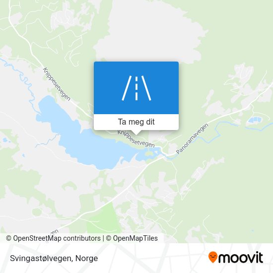 Svingastølvegen kart