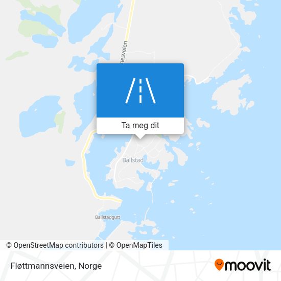 Fløttmannsveien kart