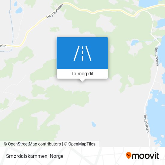 Smørdalskammen kart