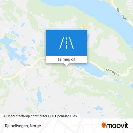 Rjupelivegen kart
