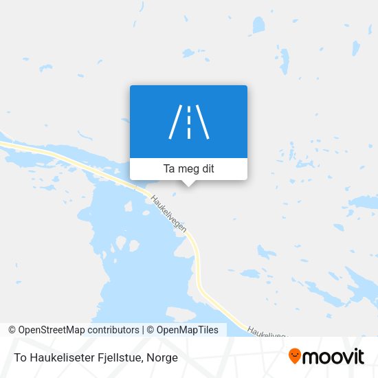 To Haukeliseter Fjellstue kart