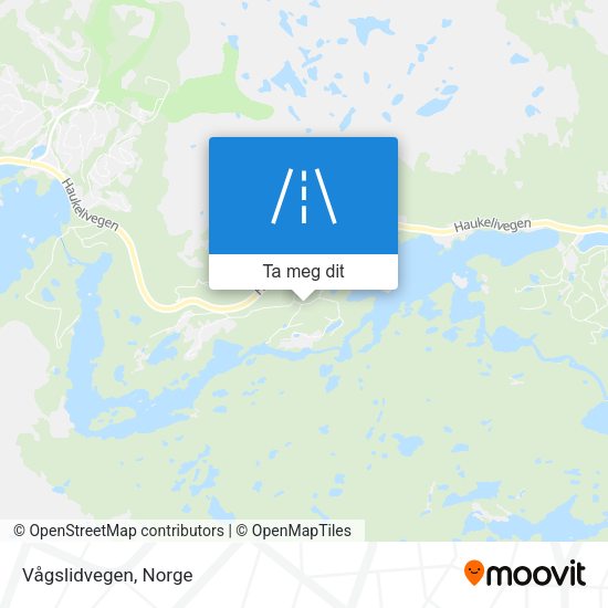 Vågslidvegen kart