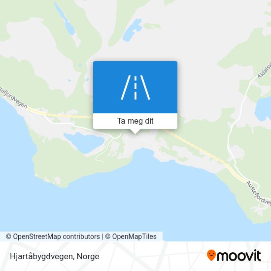 Hjartåbygdvegen kart