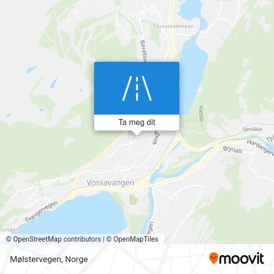 Mølstervegen kart