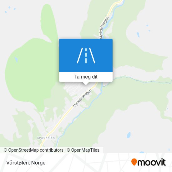 Vårstølen kart