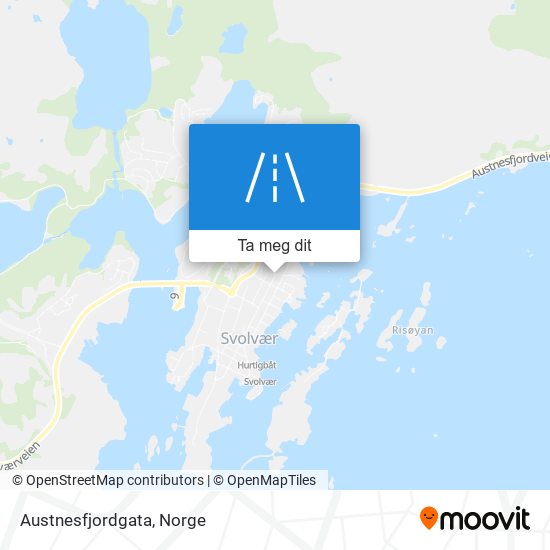 Austnesfjordgata kart