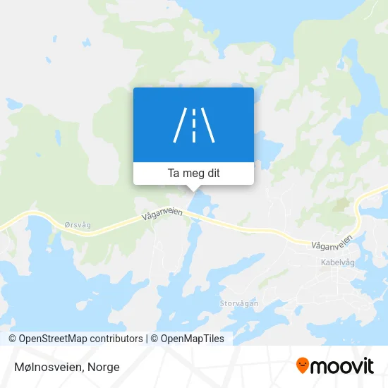 Mølnosveien kart
