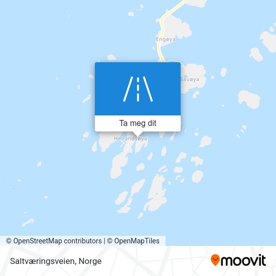 Saltværingsveien kart