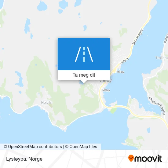 Lysløypa kart