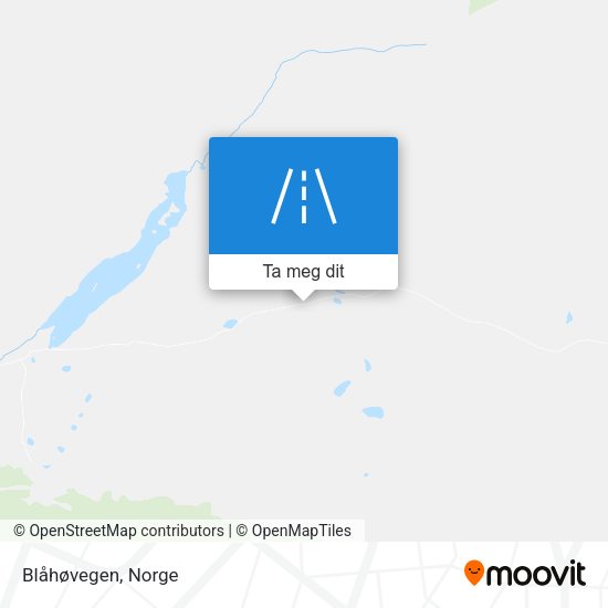 Blåhøvegen kart