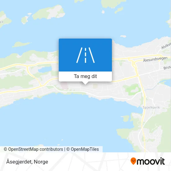 Åsegjerdet kart