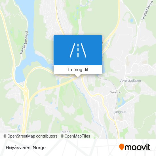 Høyåsveien kart