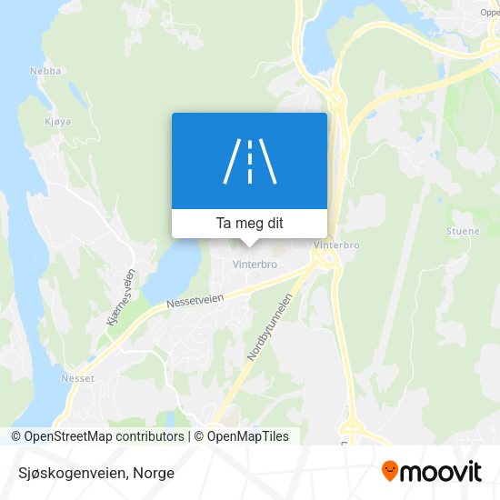 Sjøskogenveien kart