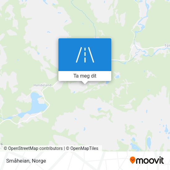 Småheian kart