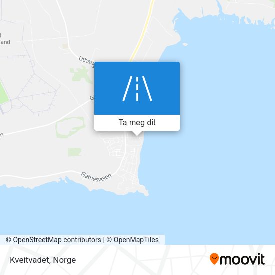 Kveitvadet kart