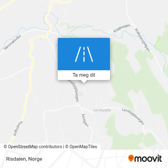 Risdalen kart