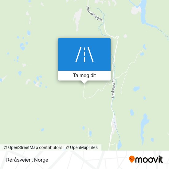 Røråsveien kart