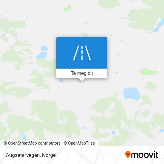 Augsetervegen kart