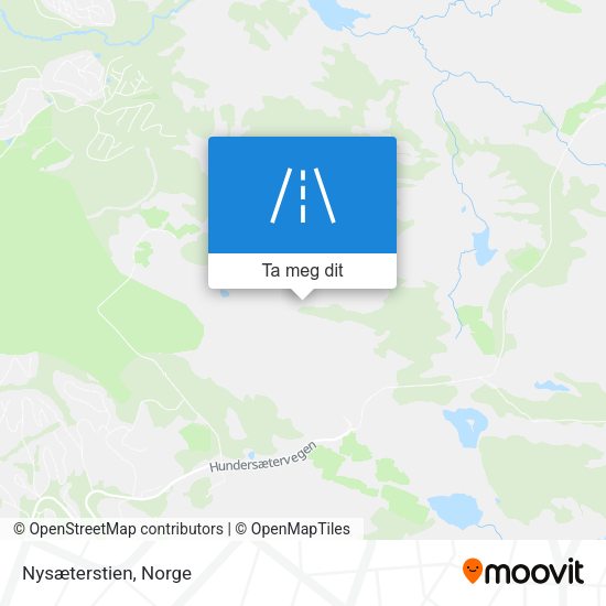 Nysæterstien kart