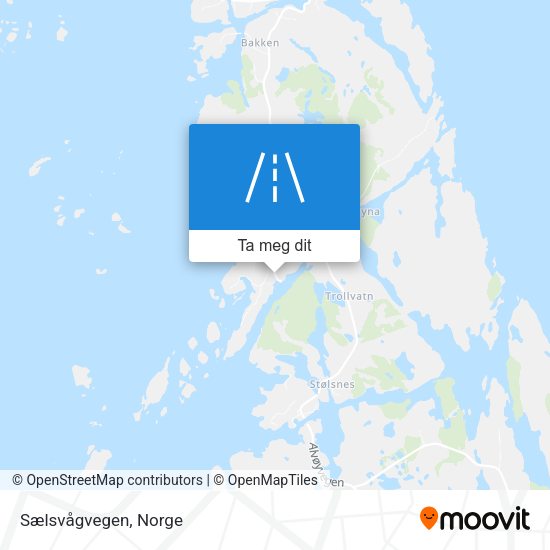 Sælsvågvegen kart