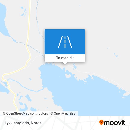 Lykkjestøladn kart