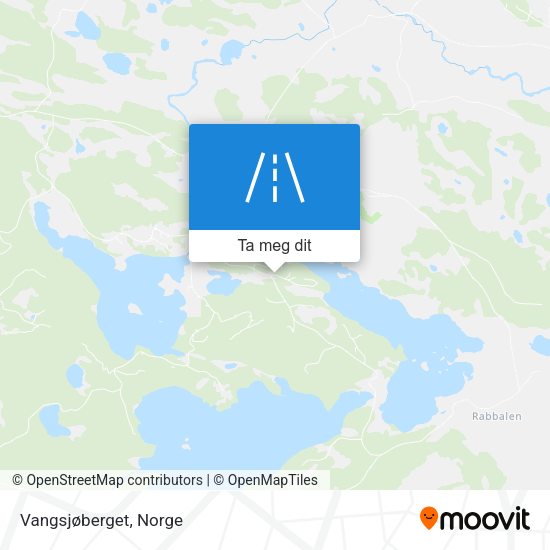Vangsjøberget kart