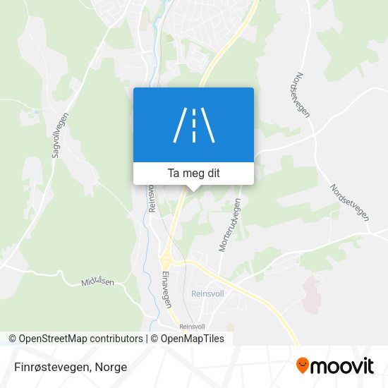 Finrøstevegen kart