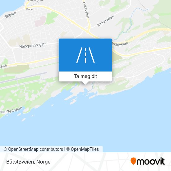 Båtstøveien kart