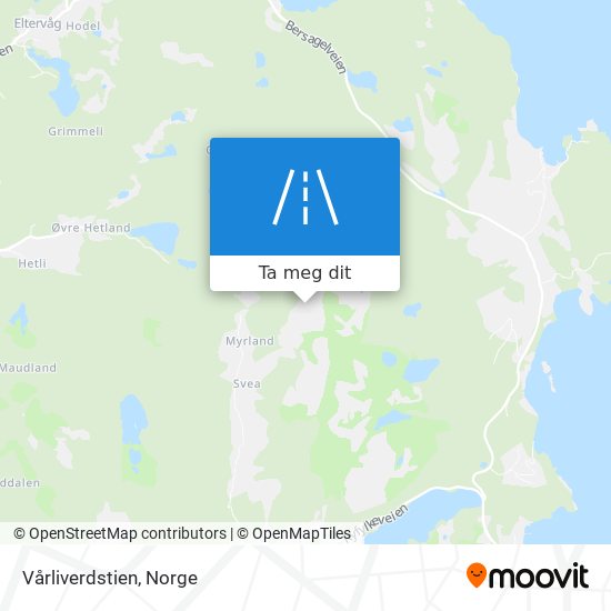Vårliverdstien kart
