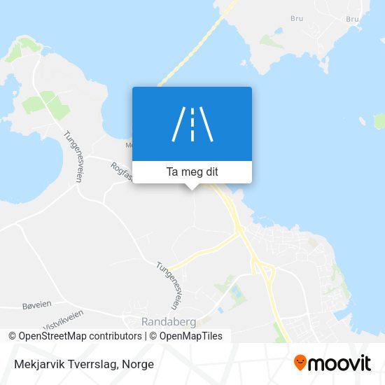 Mekjarvik Tverrslag kart
