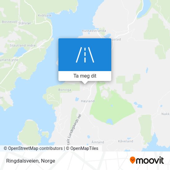 Ringdalsveien kart