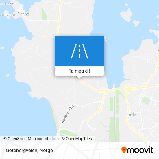 Gotebergveien kart