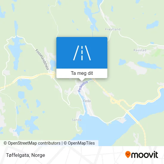 Tøffelgata kart