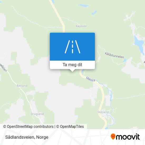 Sådlandsveien kart